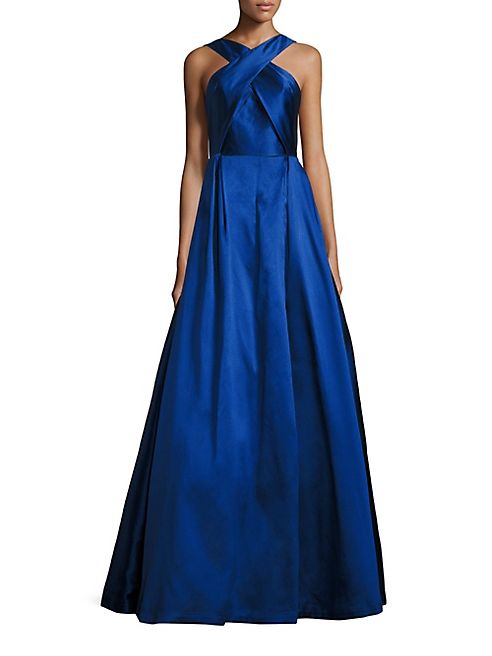 ML Monique Lhuillier - Halter Ball Gown