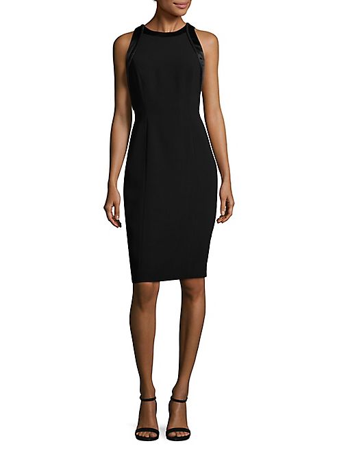 Carmen Marc Valvo - Crepe Cocktail Dress