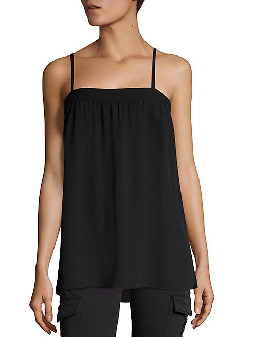 Vince - Embroidered Silk Camisole