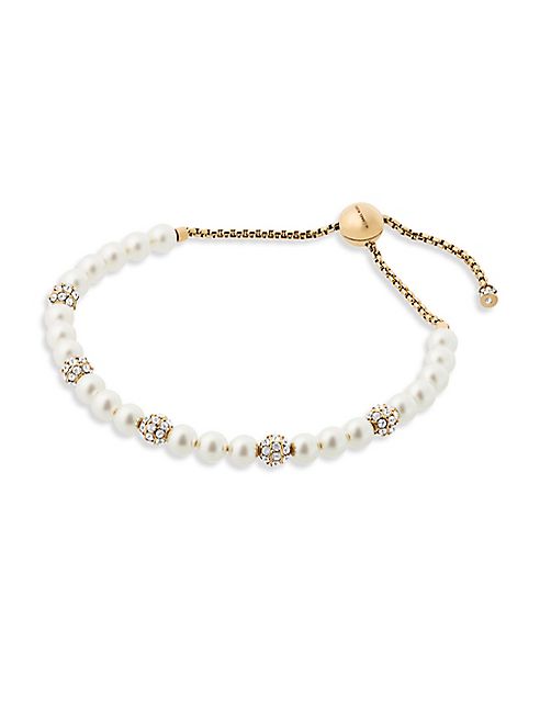 Michael Kors - Classic Modern Faux-Pearl Slider Bracelet