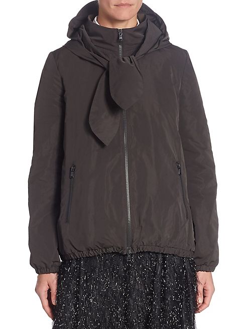 Brunello Cucinelli - Hooded Zip Front Jacket