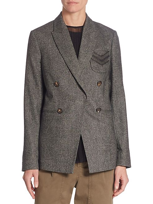 Brunello Cucinelli - Wool Double Breasted Jacket