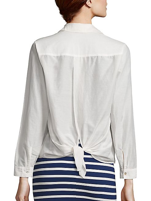 L'AGENCE - Hana Tie-Back Blouse