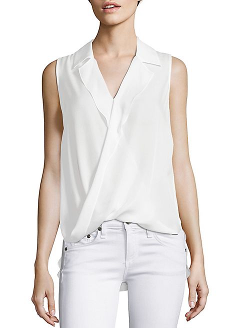 L'AGENCE - Freja Draped Silk Blouse