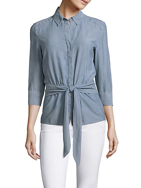 L'AGENCE - Colette Tie-Front Shirt