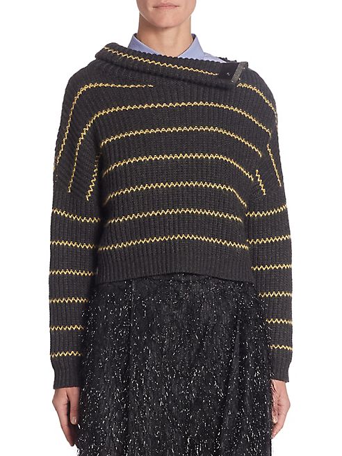 Brunello Cucinelli - Striped Cashmere Sweater