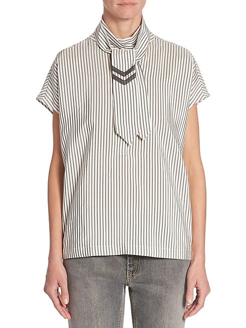 Brunello Cucinelli - Cap Sleeve Silk Top