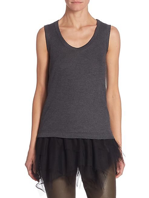 Brunello Cucinelli - Sleeveless Wool Jersey Top