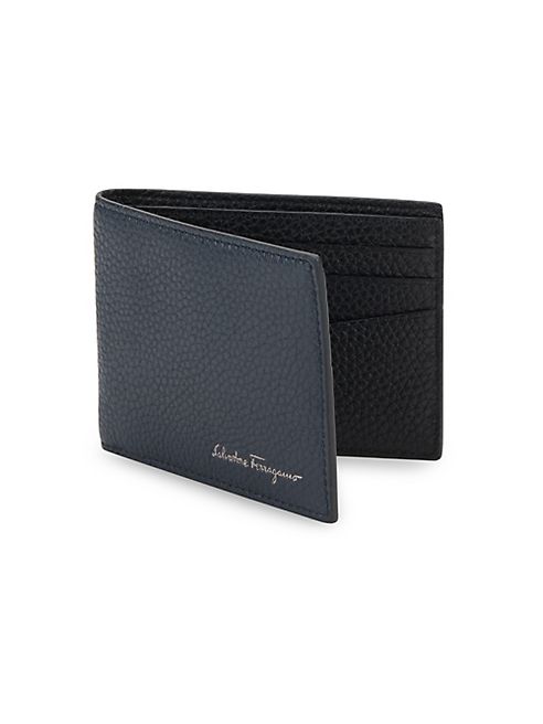 Salvatore Ferragamo - Firenze Muflone Lavagna Leather Wallet