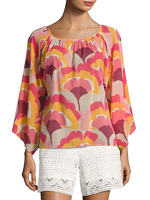 Trina Turk - Ginkoba Stretch-Silk Top