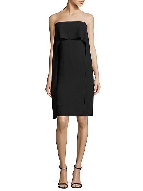 Trina Turk - Genius Strapless Popover Cape Dress