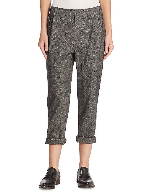 Brunello Cucinelli - Cropped Tweed Pants