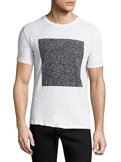 Rag & Bone - Code Graphic Printed Tee