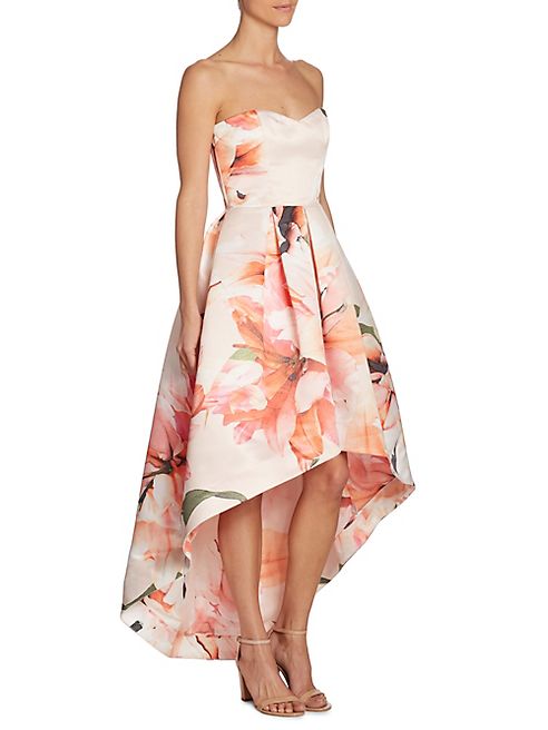 Parker Black - Roxanne Strapless Hi-Lo Dress