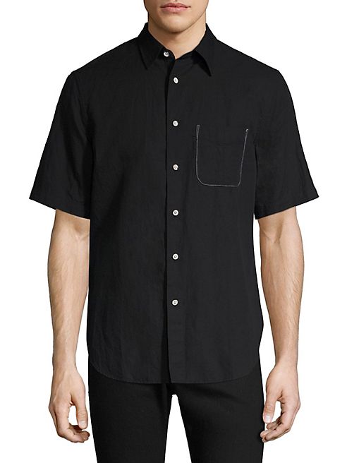 Rag & Bone - Regular-Fit Short Sleeve Shirt