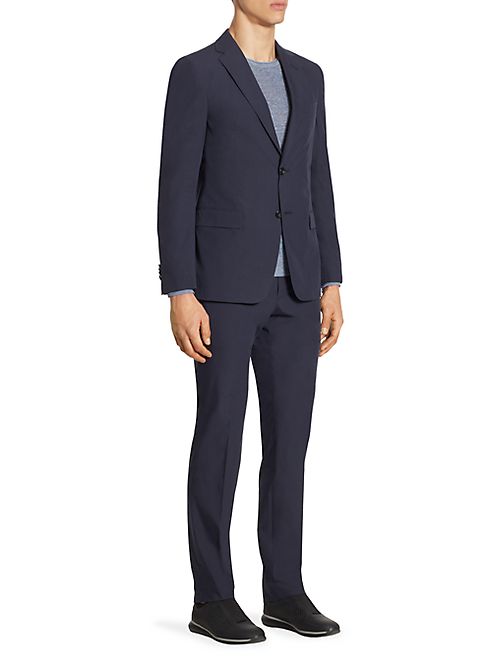 Z Zegna - Slim-Fit Cotton Poplin Suit