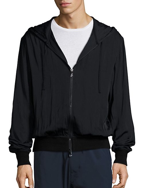 Vince - Regular-Fit Merino Wool-Blend Zip-Front Hoodie