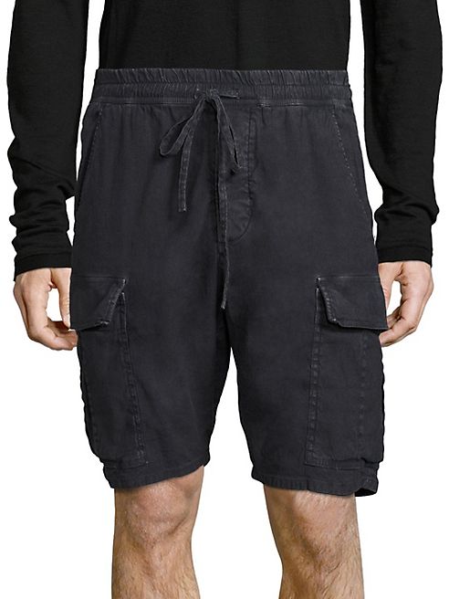 Vince - Regular-Fit Washed Military Shorts