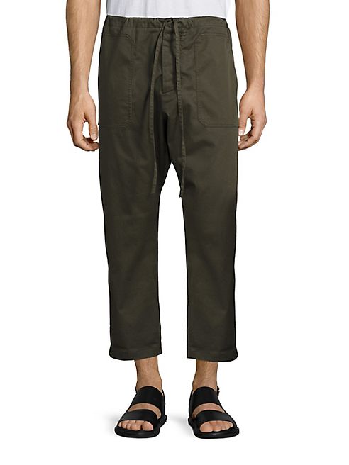 Vince - Regular-Fit Cropped Drawstring Pants