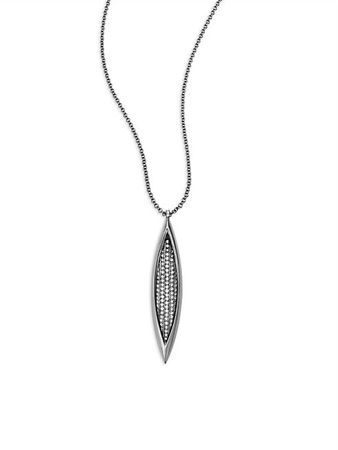 Melissa Kaye - Vanessa Large Diamond Pendant Necklace