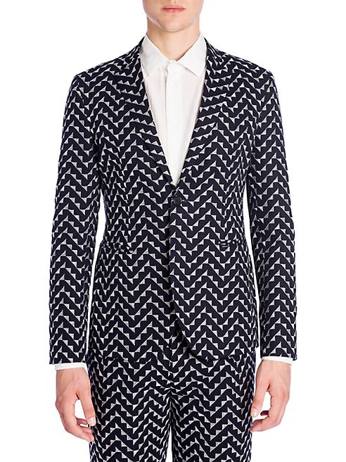 Emporio Armani - Geometric Chevron Jacket