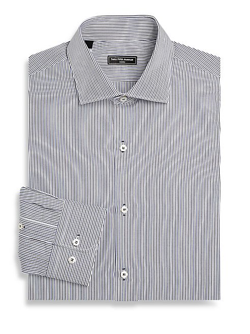 Saks Fifth Avenue Collection - Modern Regular-Fit Striped Dress Shirt