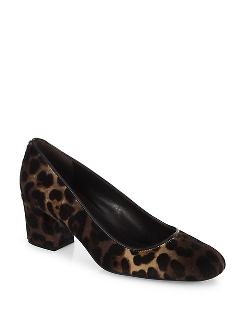 Stuart Weitzman - Pipe Marymid Calf Fur Pumps