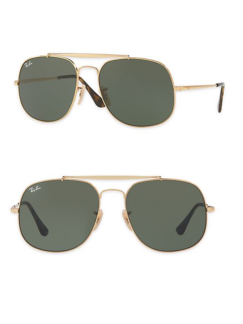 Ray-Ban - 57MM General Square Sunglasses