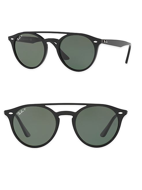 Ray-Ban - 51mm Phantos Round Sunglasses