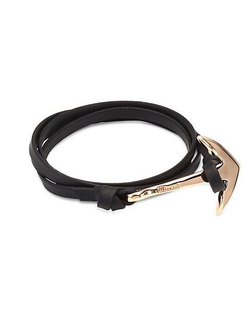 Miansai - Anchor Leather Bracelet