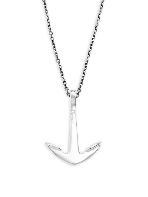 Miansai - Anchor Sterling Silver Pendant Necklace