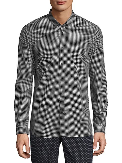 The Kooples - Geometric-Print Cotton Shirt