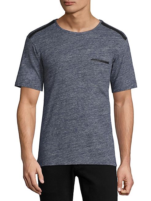 The Kooples - Short Sleeve Heathered Tee