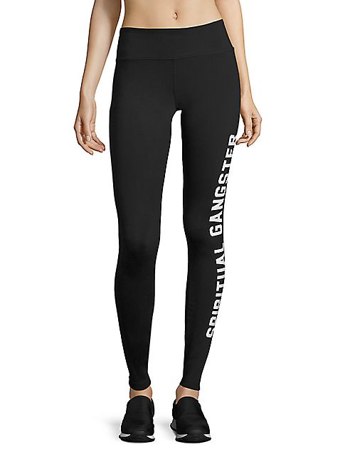 Spiritual Gangster - Collegiate Logo Leggings