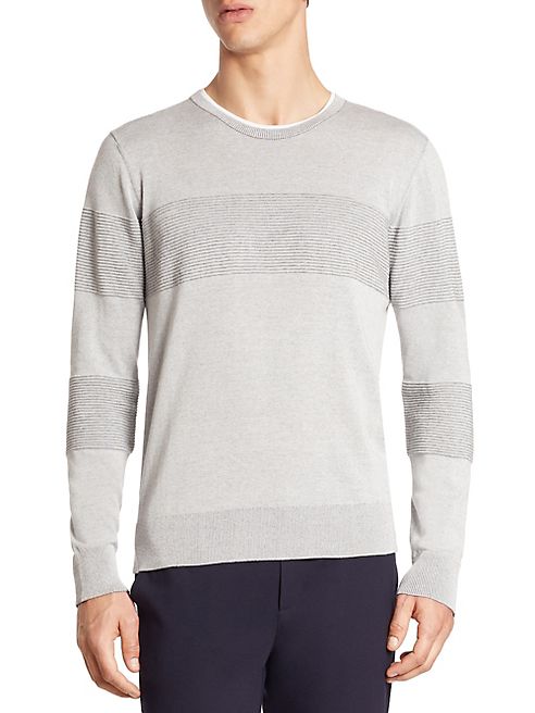 Saks Fifth Avenue Collection - Modern Rib-Knit Crewneck Sweater