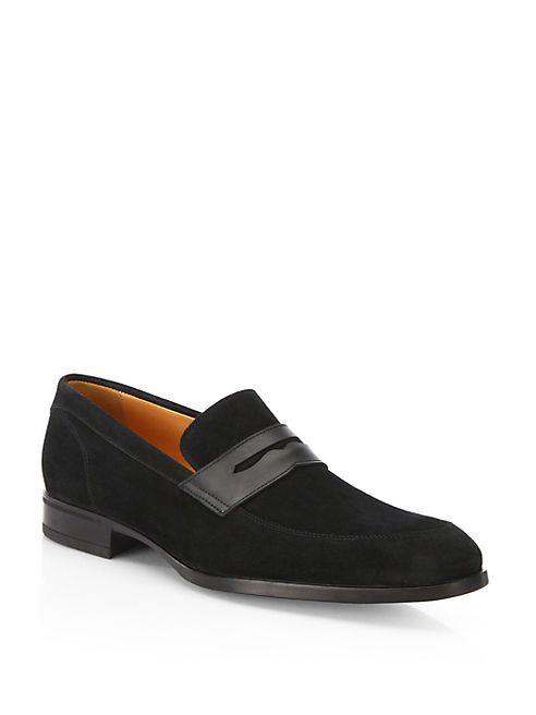 Saks Fifth Avenue Collection - Suede Penny Loafers