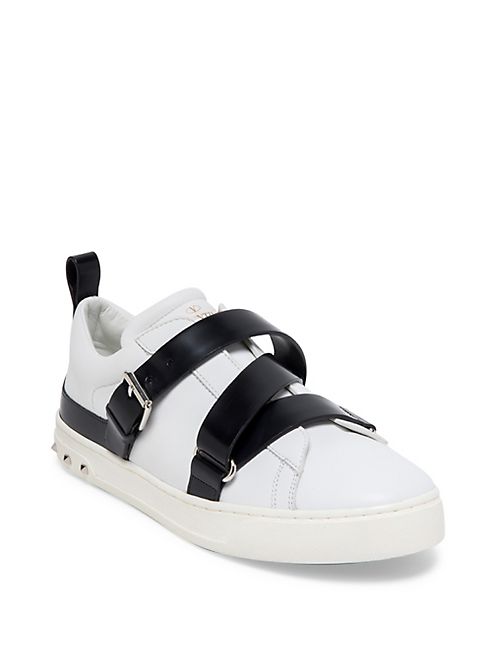 Valentino - V-Punk Leather Sneakers