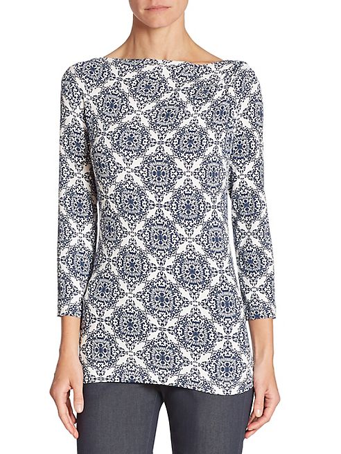 St. John - Mandala Printed Top