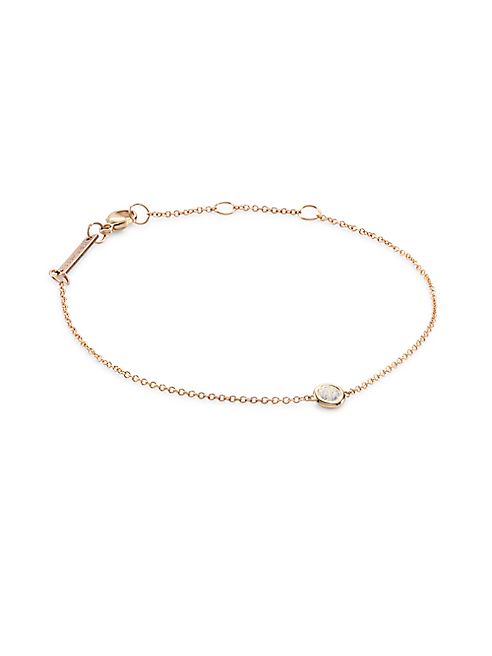 Zoe Chicco - Diamond & 14K Yellow Gold Bracelet