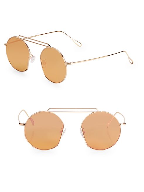 Kyme - Sidney 49MM Modified Round Sunglasses