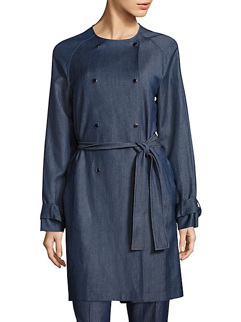 BOSS - Calrehna Denim Trench Coat