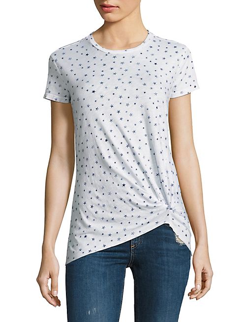 Stateside - Star-Printed Supima Cotton Tee