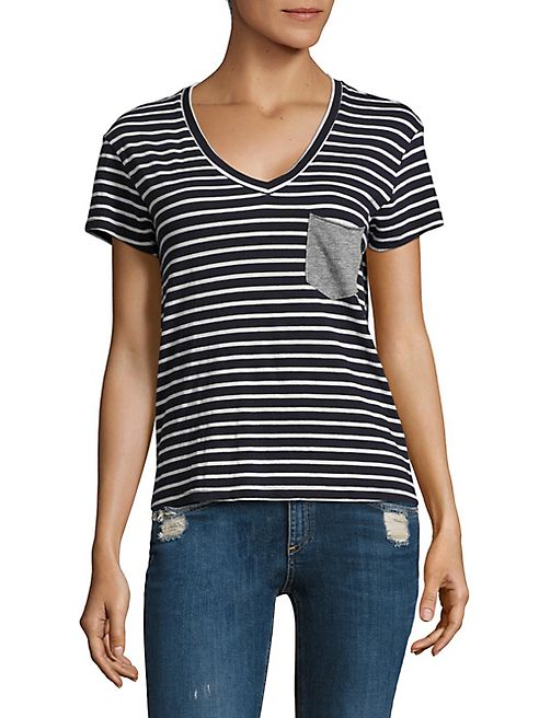 Stateside - Striped Patch Pocket Tee