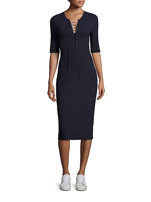 Derek Lam 10 Crosby - 10 Crosby Lace-Up Dress