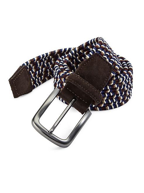 Saks Fifth Avenue Collection - Braided Leather Belt