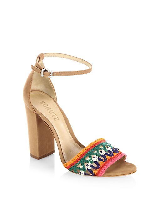 Schutz - Joannas Embroidered Sandals