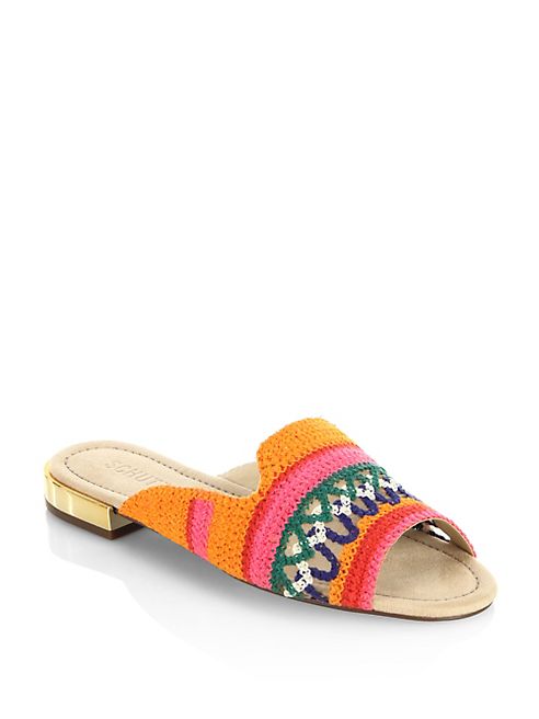 Schutz - Alexane Embroidered Sandals