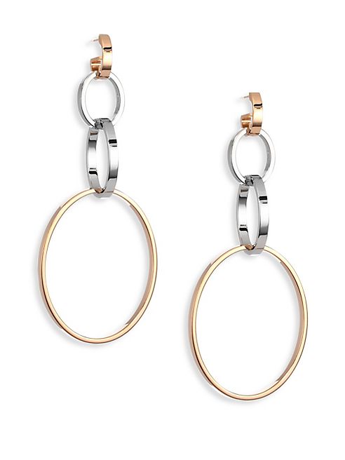 Vita Fede - Cassio Tri-Tone Hoop Earrings