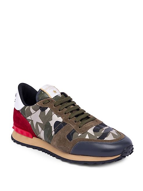 Valentino - Star Rock Camouflage Running Shoes