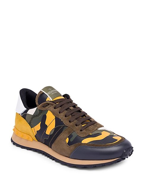 Valentino - Camouflage Rock Running Sneakers